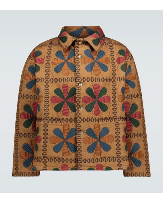 Bode Bengali Tableau Workwear Jacket in Brown for Men | Lyst