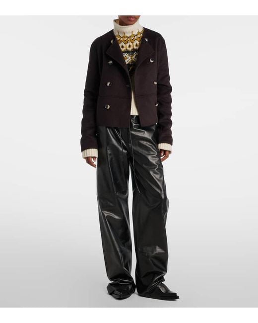 Proenza Schouler Black Label Courtney Wool-Blend Jacket