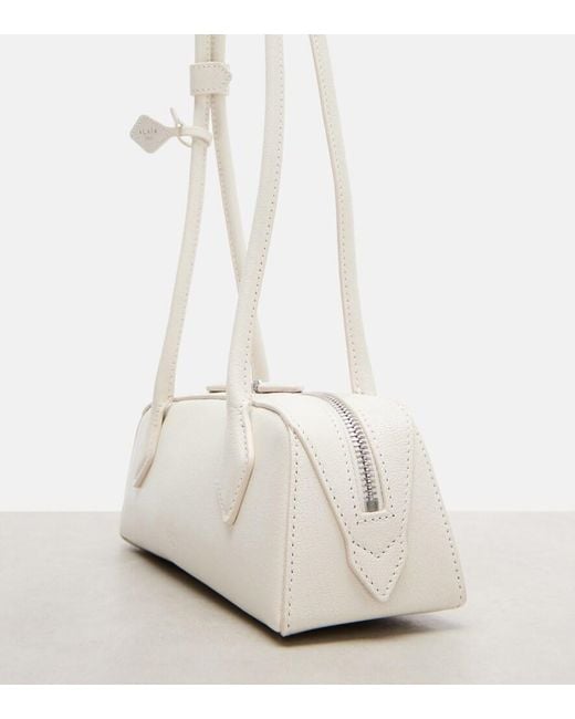 Alaïa White Le Teckel Small Leather Shoulder Bag