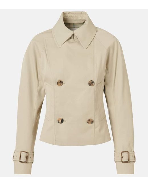 Burberry Natural Cropped Jacket