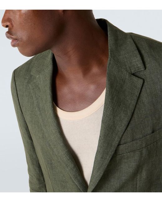 Blazer di Sunspel in Green da Uomo