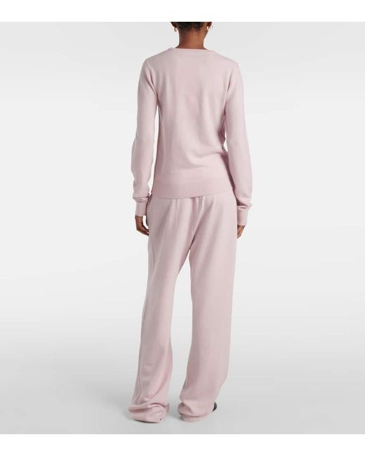 Extreme Cashmere Pink Pullover N°41 Body Aus Einem Kaschmirgemisch