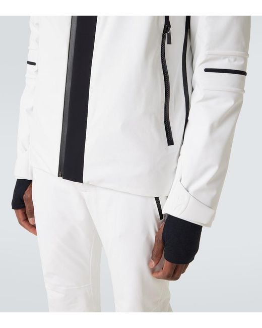 Toni Sailer White Kurt Ski Jacket for men