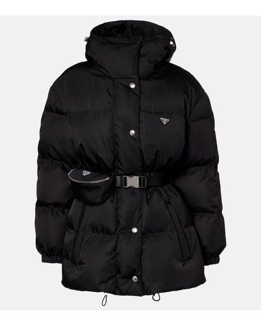 Prada Black Re-Nylon Down Jacket