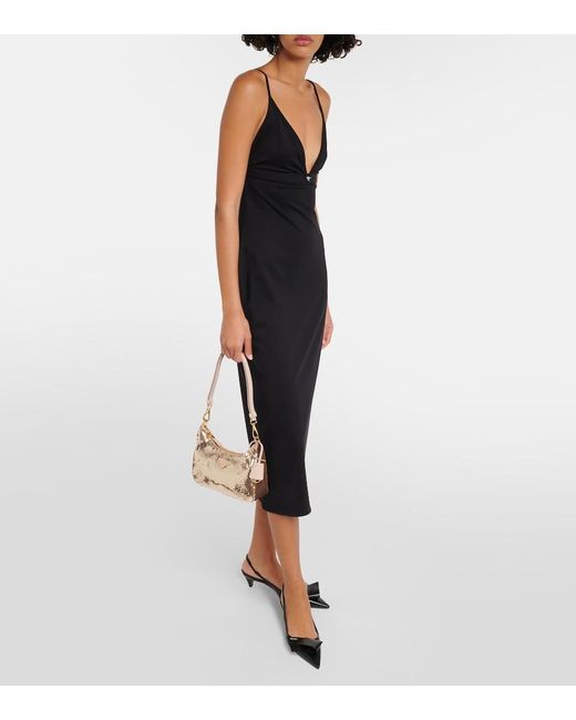 Prada Metallic Re-Edition Mini Sequined Shoulder Bag
