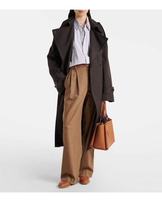 Tod's Brown Leather Loafers