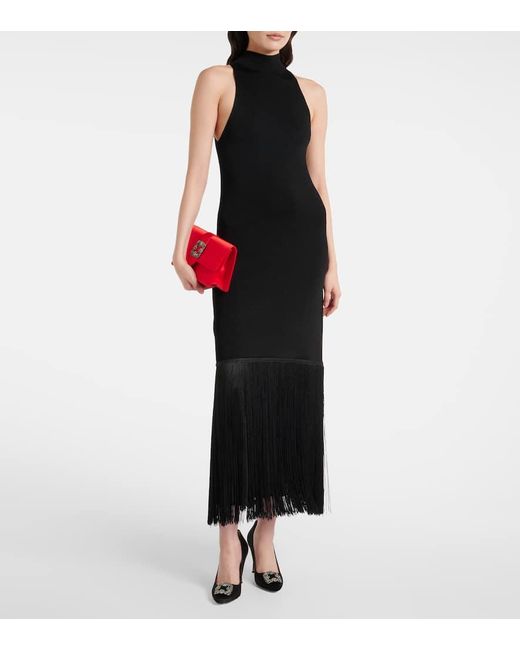 Clutch Capri di Manolo Blahnik in Red