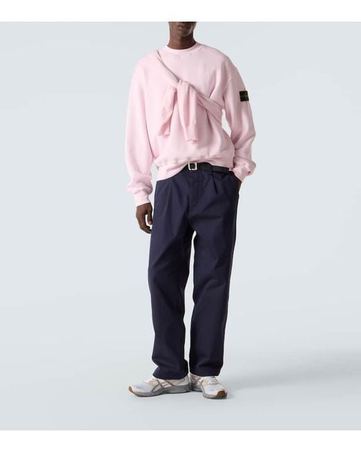 Felpa Compass di Stone Island in Pink da Uomo