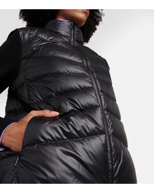 Moncler Black Down-paneled Wool Jacket