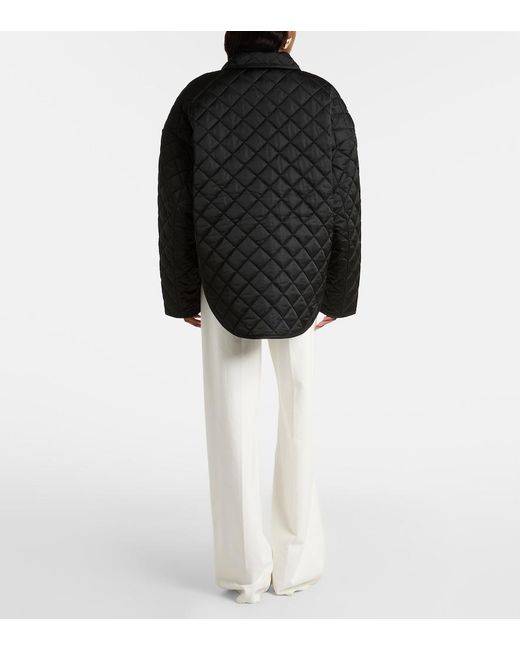 Totême Black Quilted Jacket