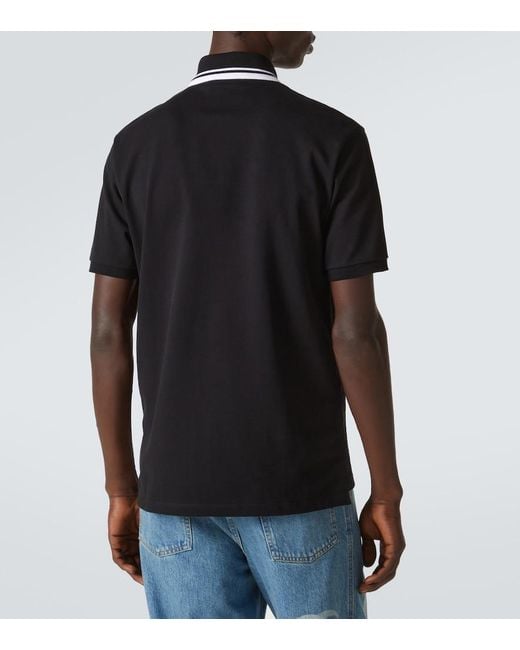 Polo Ricamata di Gucci in Black da Uomo