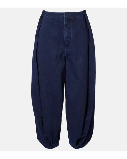 Loewe Blue Wide-Leg Jeans