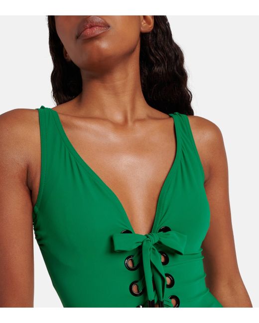Karla Colletto Green Lucy Swimsuit