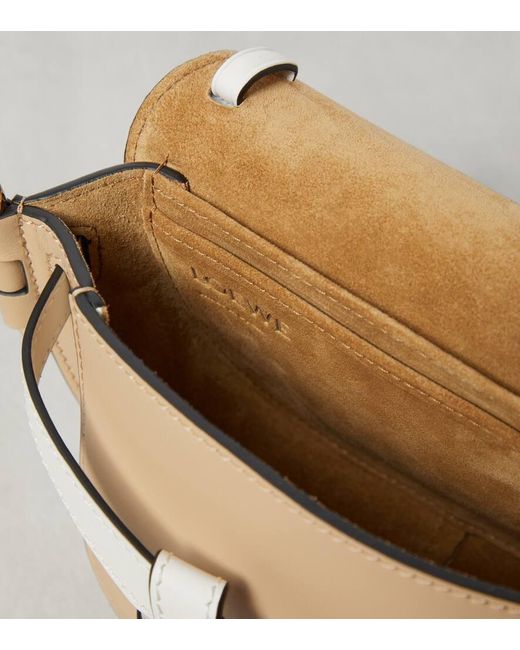 Loewe Natural Gate Dual Mini Leather Shoulder Bag