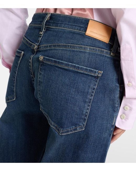 Citizens of Humanity Blue Emerson Mid-Rise Slim Jeans