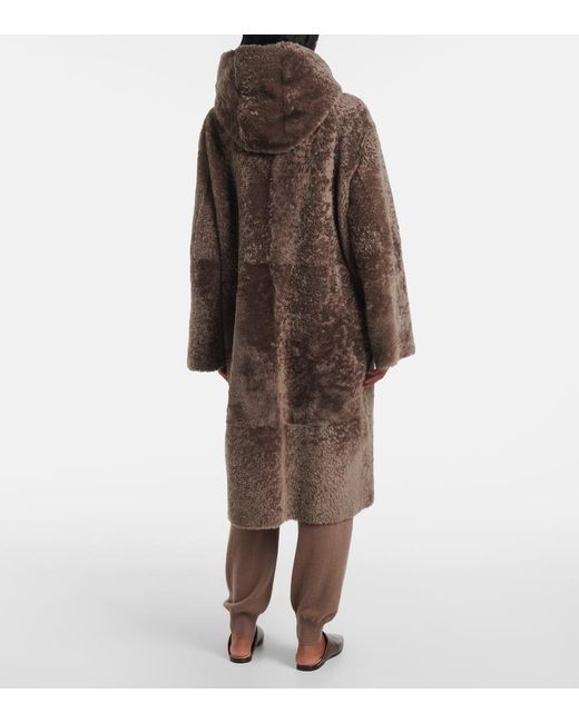 Joseph Brown Wendbarer Mantel Aus Shearling Und Leder