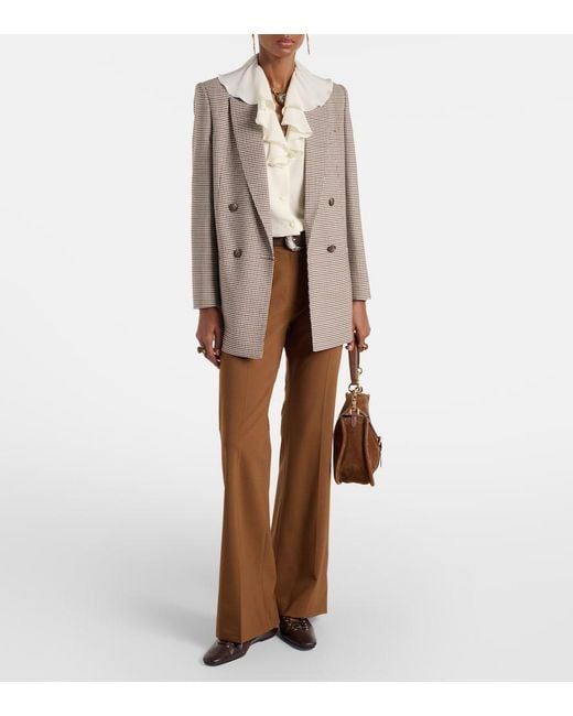 Etro White Silk Shirt