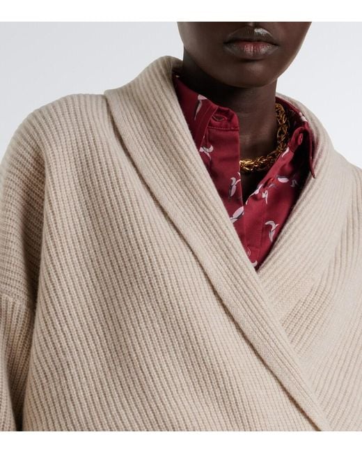 Altuzarra Natural Richman Cropped Virgin Wool Sweater
