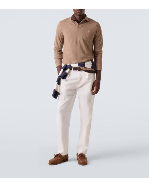 Polo Ralph Lauren Natural Cotton Pique Polo Shirt for men