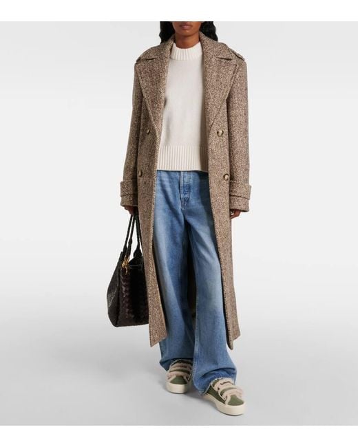 Inuikii Metallic Shearling-Trimmed Suede Sneakers