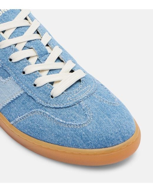 Hogan Blue Denim Sneakers
