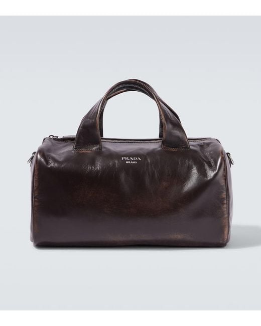 Borsa Da Viaggio Small di Prada in Black da Uomo