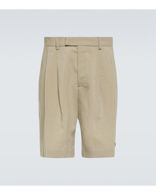 Amiri Natural Wool-Blend Bermuda Shorts for men