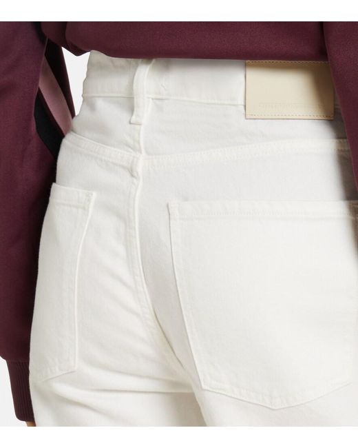 Citizens of Humanity White Annina High-Rise Wide-Leg Jeans