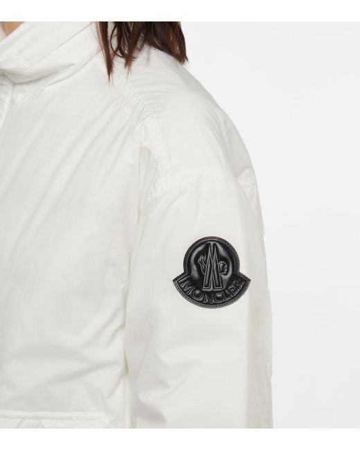 Moncler White Menchib Down Jacket