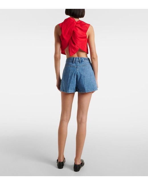 Patou Blue Denim Shorts