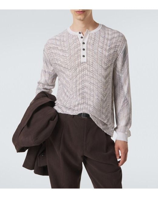 Pullover di Missoni in Gray da Uomo