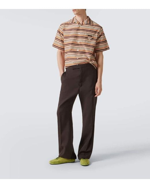 Prada Green Collapse Re-Nylon And Suede Sneakers for men