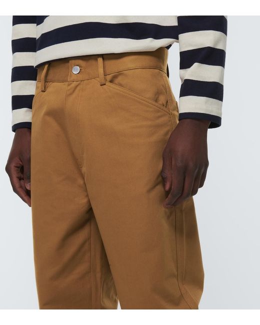 Adish Brown Sarou Cotton Chinos for men
