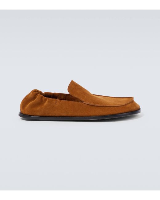 Mocassins Flex en daim Loewe pour homme en coloris Brown