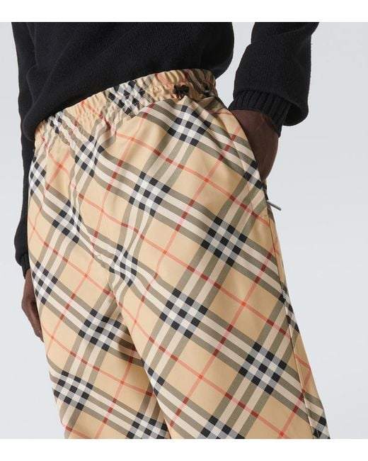 Burberry Natural Straight Trousers for men