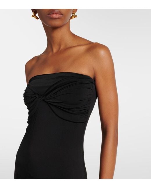 TOVE Black Cate Strapless Maxi Dress