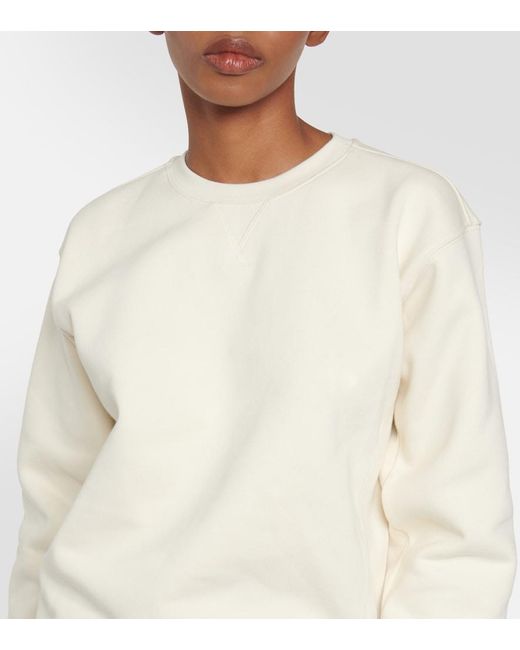 Sudadera De Algodon Totême de color White