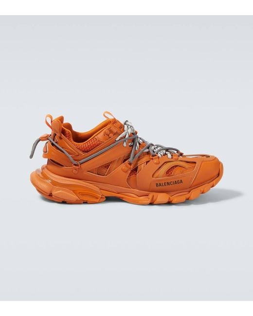 Balenciaga Orange Sneakers for men