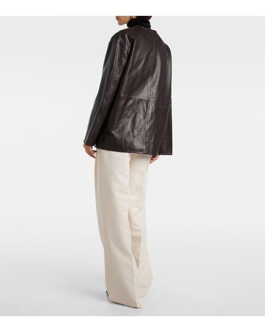 Rohe Black Marie Leather Jacket