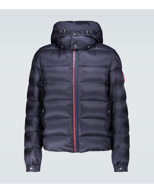 hooded down puffer jacket