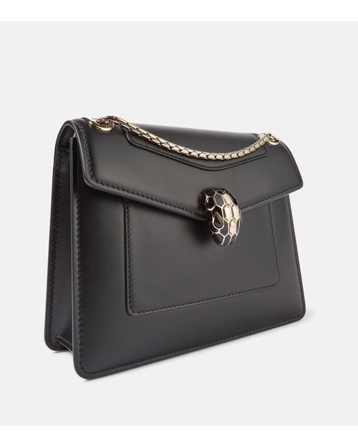 Borsa A Spalla Serpenti Forever Day-To-Night Small di BVLGARI in Black