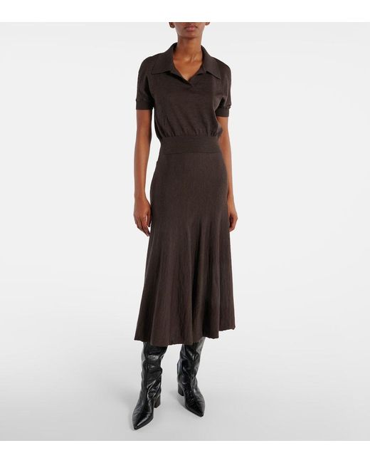 Khaite Black Andee Leather Over-The-Knee Boots