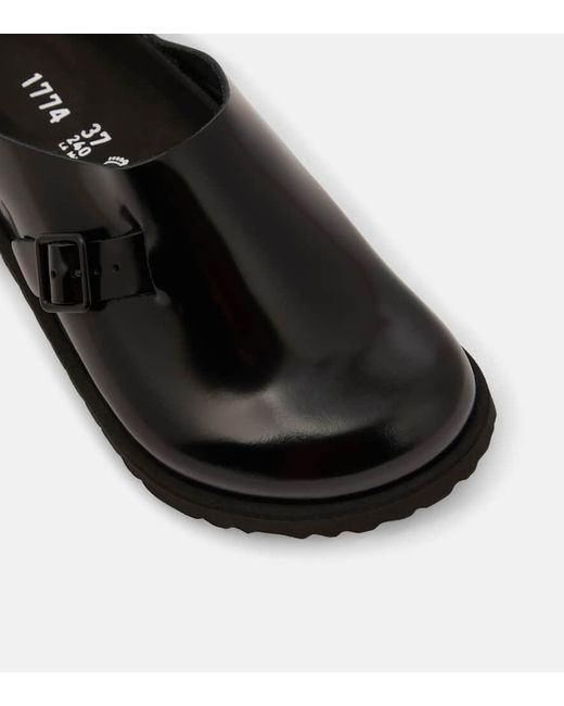 Birkenstock Black Slippers Niamey Aus Leder