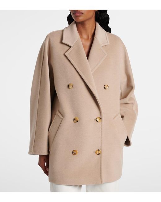 Max Mara Natural Jacke Rebus 101801 Icon Aus Wolle Und Kaschmir