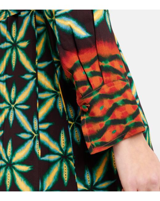 Robe longue Asilia en crepe Ulla Johnson en coloris Green