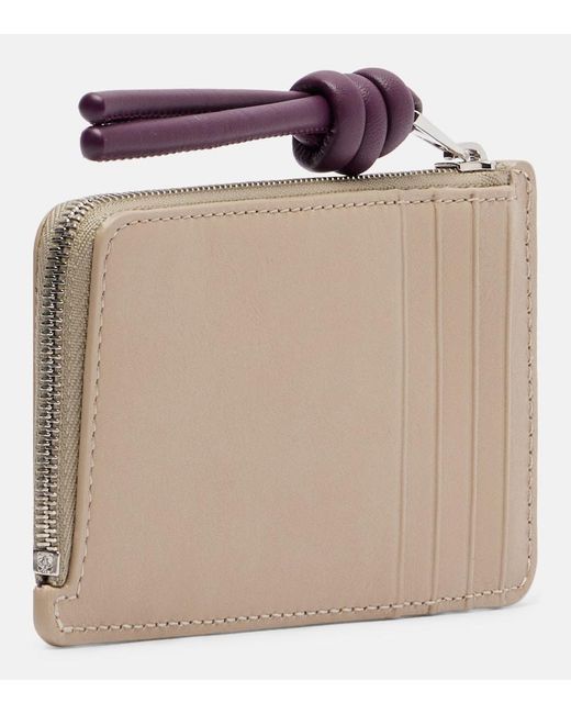Loewe Natural Knot Leather Card Holder
