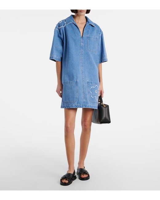 Marni Blue Denim Dress