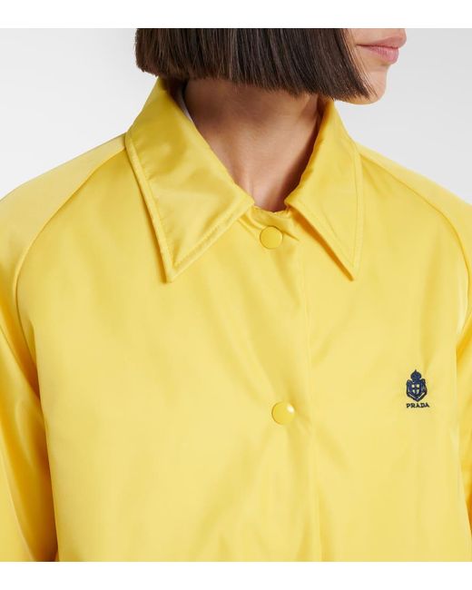Prada Yellow Re-Nylon Jacket