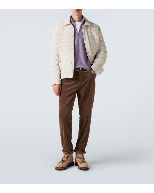 Brunello Cucinelli Pullover Aus Kaschmir in Purple für Herren