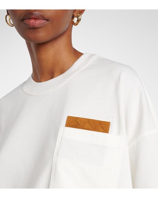 Bottega Veneta White T-Shirt With Pocket